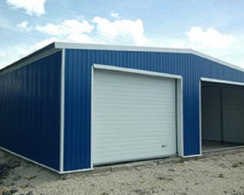 Быстровозводимый гараж из сэндвич-панелей