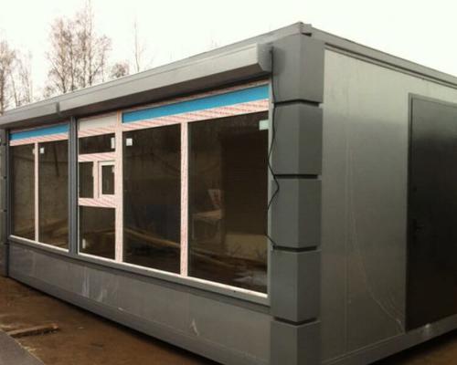 Швидкомонтований кіоск з сендвіч-панелей за доступною ціною