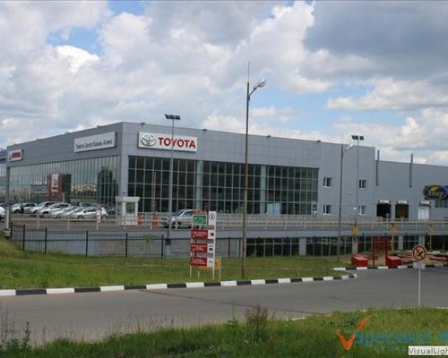 Швидкомонтований авто центр з сендвіч-панелей